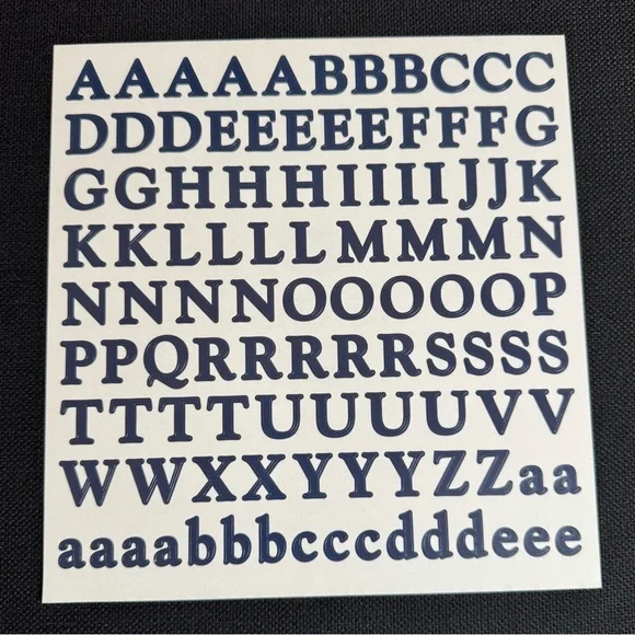 New Creative Memories Large ABC/123 Classic Letters 1 dark blue is available - Picture 1 of 2